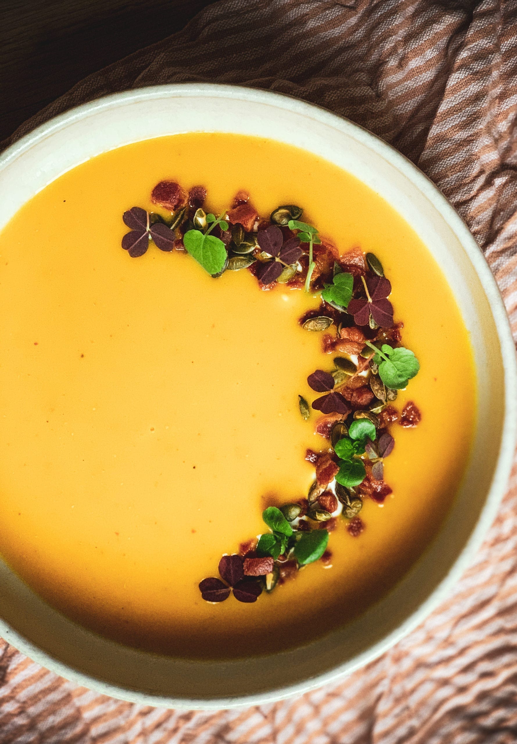 Spicy græskarsuppe - Opskrift på hokkaidosuppe med chili