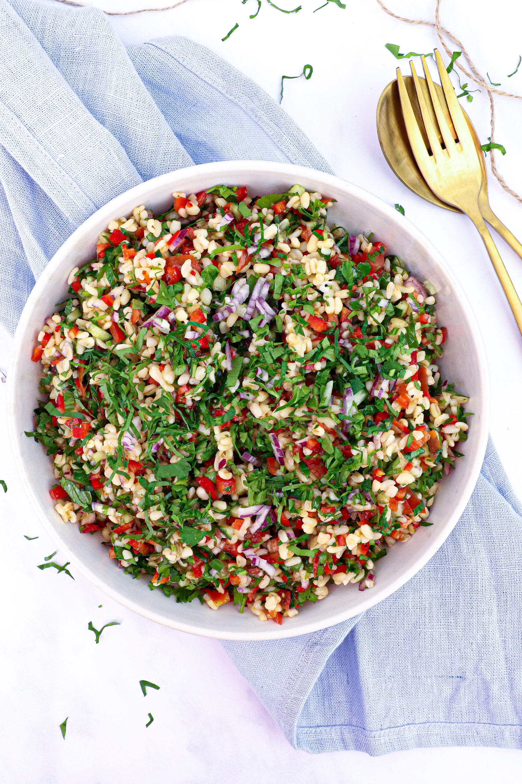 Bulgursalat - Opskrift på nem og frisk bulgursalat