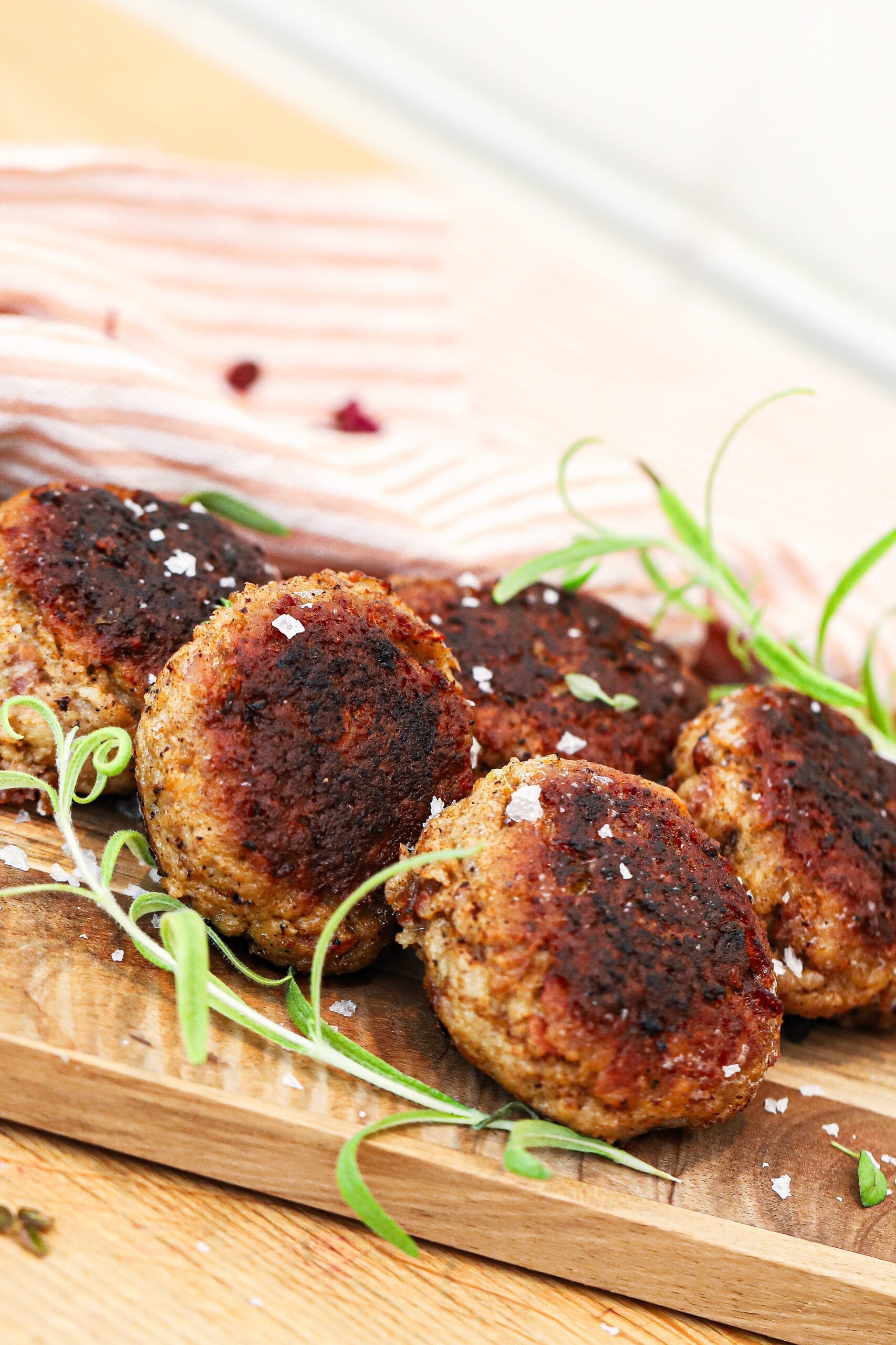 Frikadeller med Fanø skinke - Opskrift på luksus frikadeller