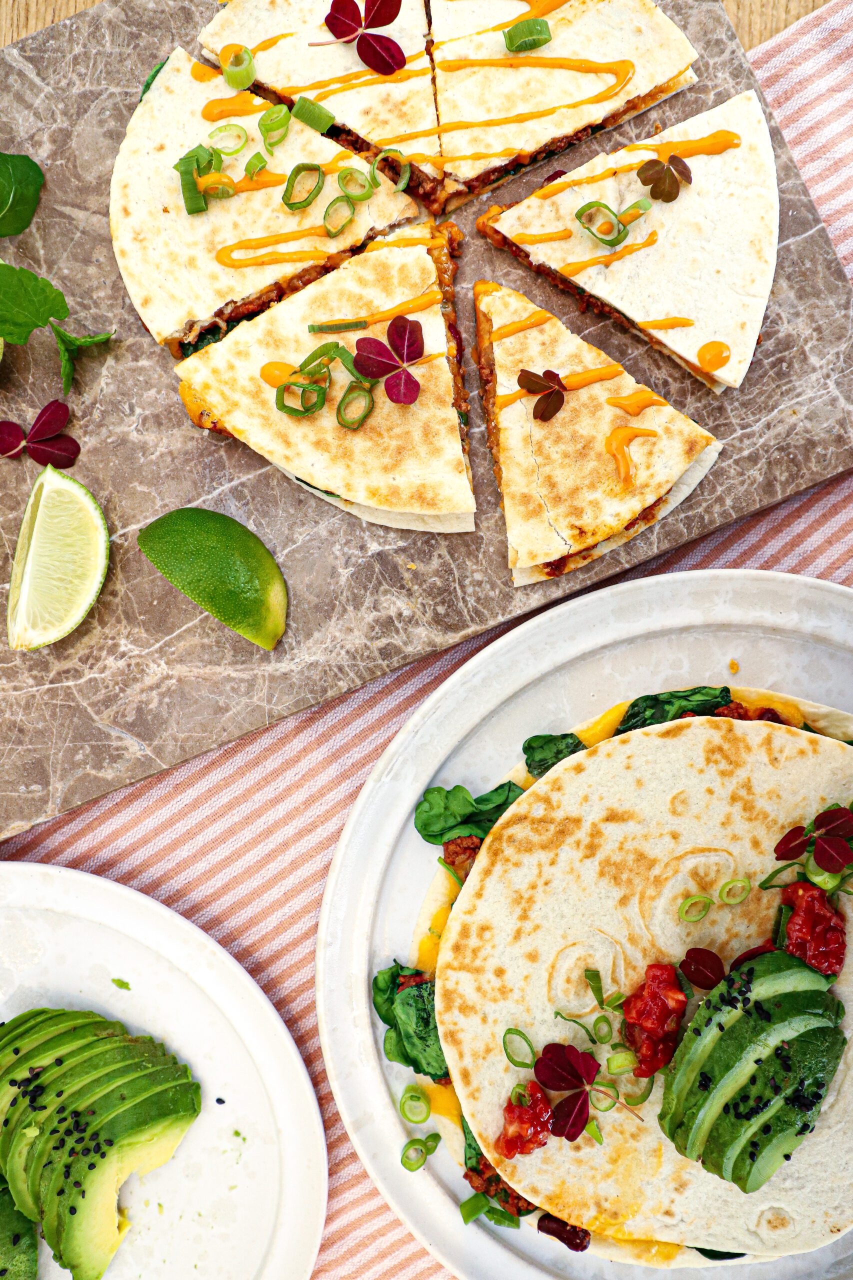 Quesadillas - Opskrift på mexicanske quesadillas med oksekød