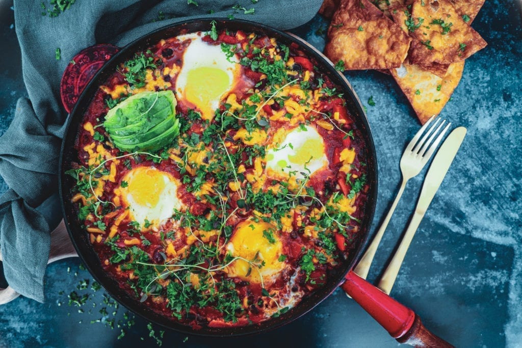 Huevos Rancheros - Opskrift på mexicansk Huevos Rancheros