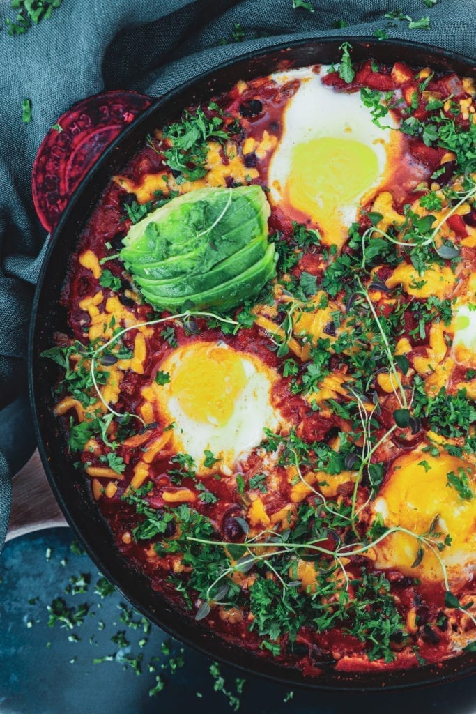 Huevos Rancheros - Opskrift på mexicansk Huevos Rancheros