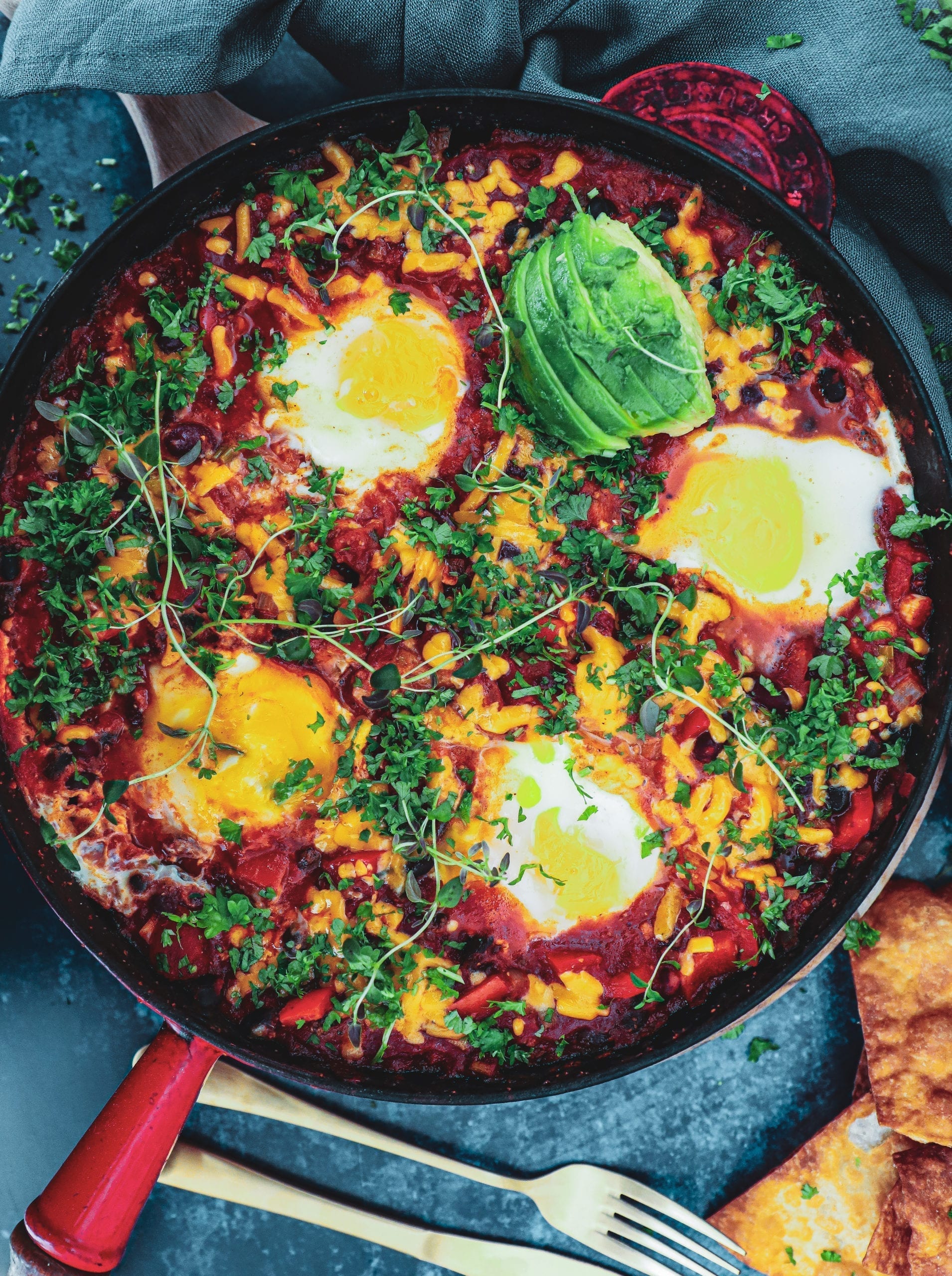 Huevos Rancheros - Opskrift på mexicansk Huevos Rancheros