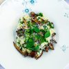 Risotto med svampe - Opskrift på svamperisotto med spinat