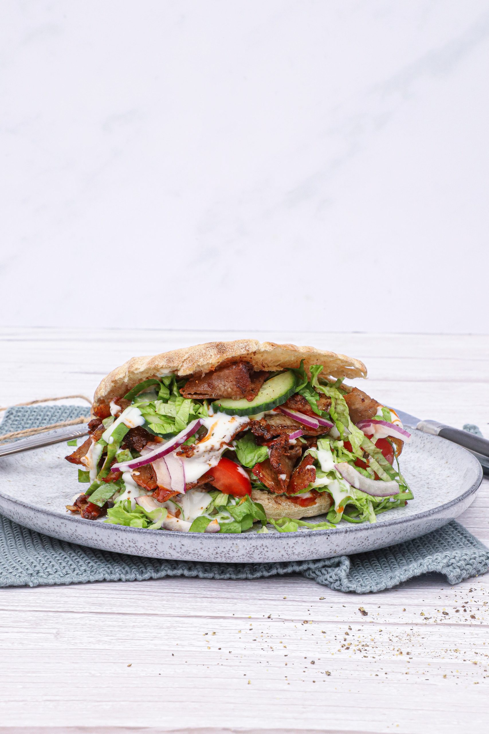 Hjemmelavet kebab - Opskrift på hjemmelavet kebab