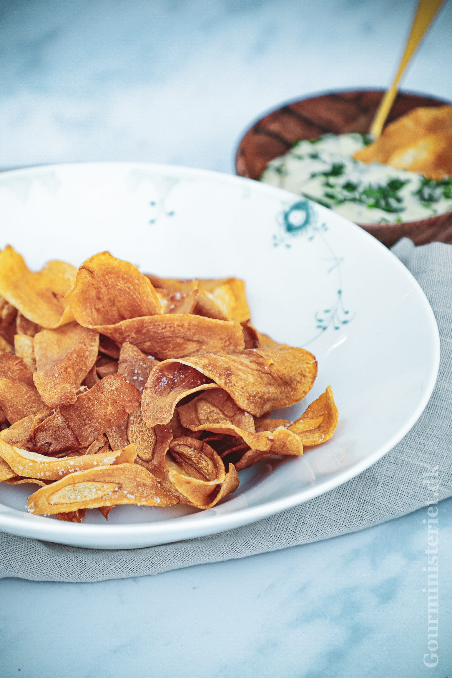 Opskrift på sprøde pastinak chips