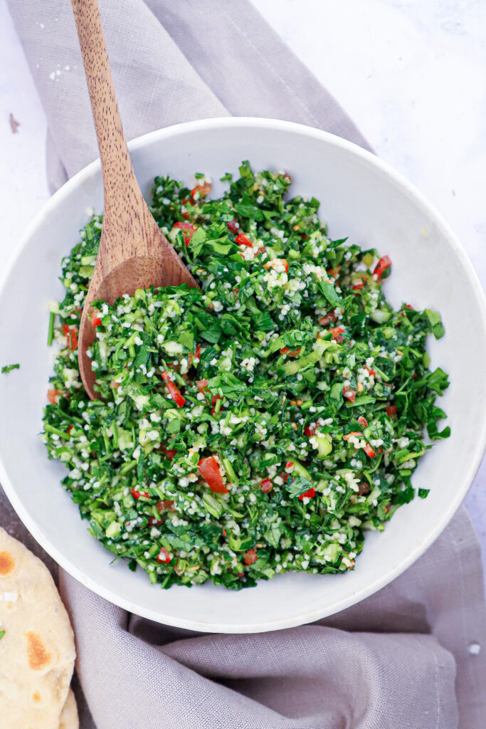 Tabouleh - Opskrift på frisk tabouleh med couscous