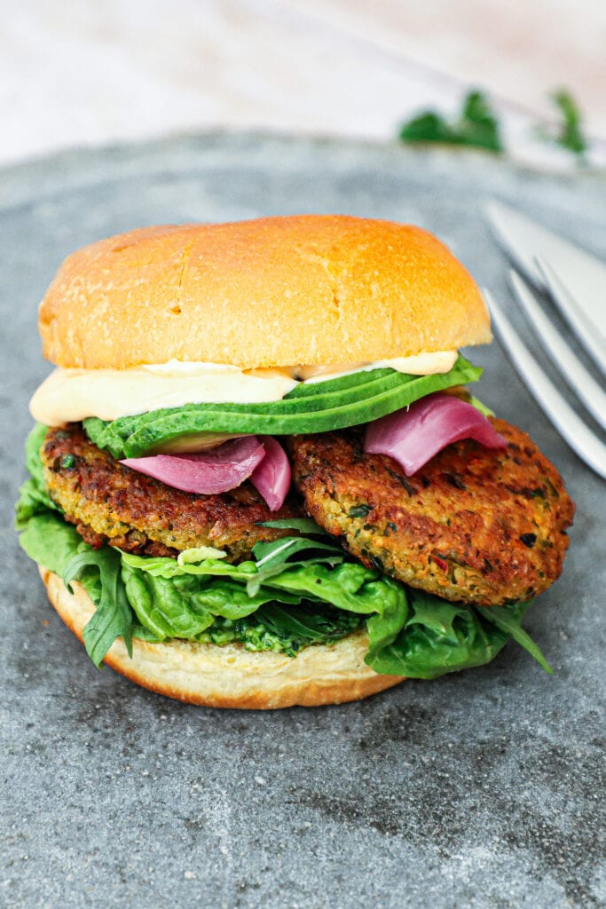 Vegetar burger - Opskrift på den lækreste veggie burger