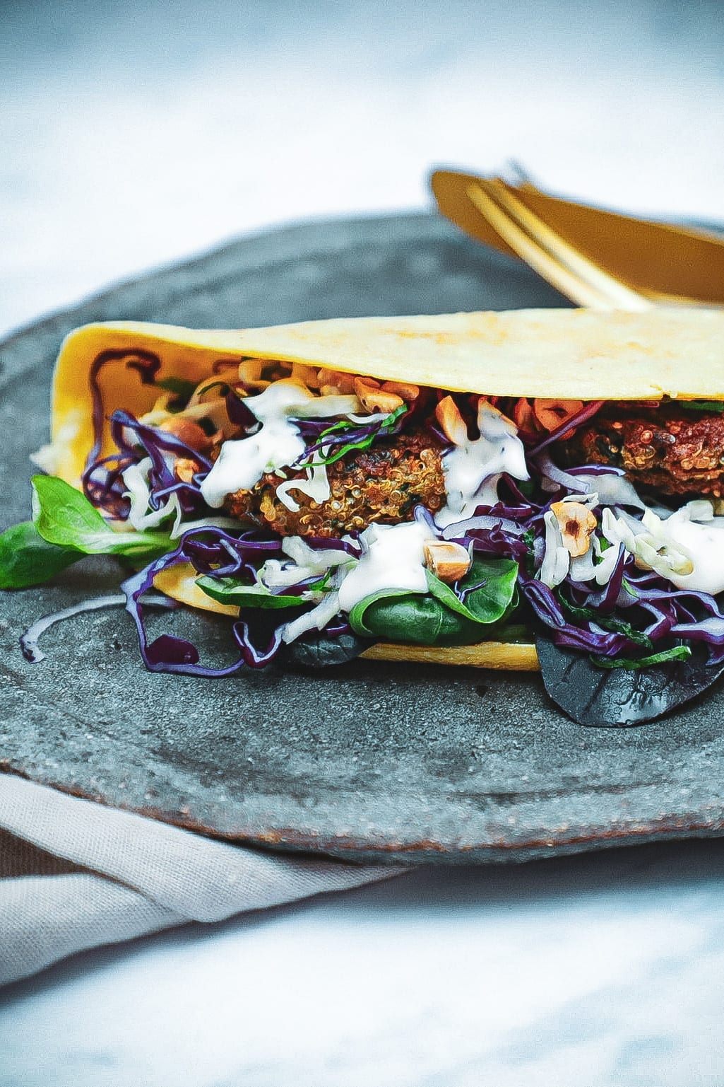 Æggewrap med quinoadeller - Opskrift på sund aftensmad