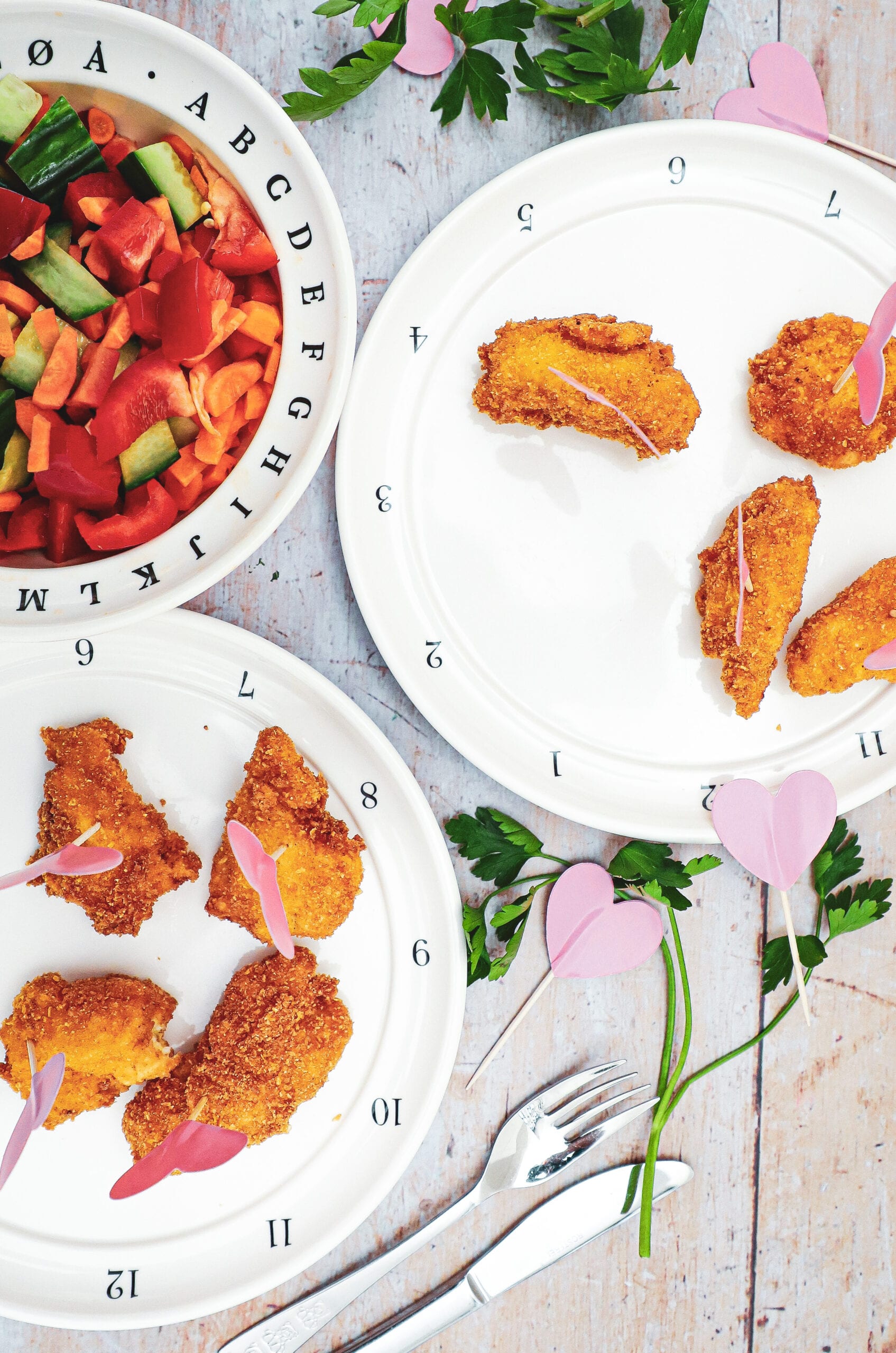 Chicken nuggets - Opskrift på sprøde kyllinge nuggets