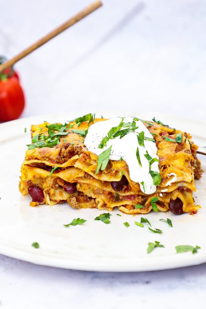 Mexicansk lasagne - Opskrift på den bedste mexicanske lasagne