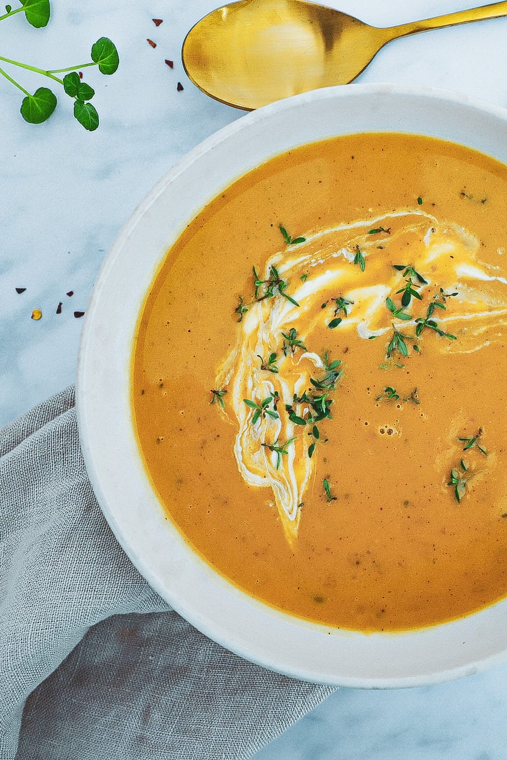 Butternut squash suppe - Opskrift på lækker cremet suppe