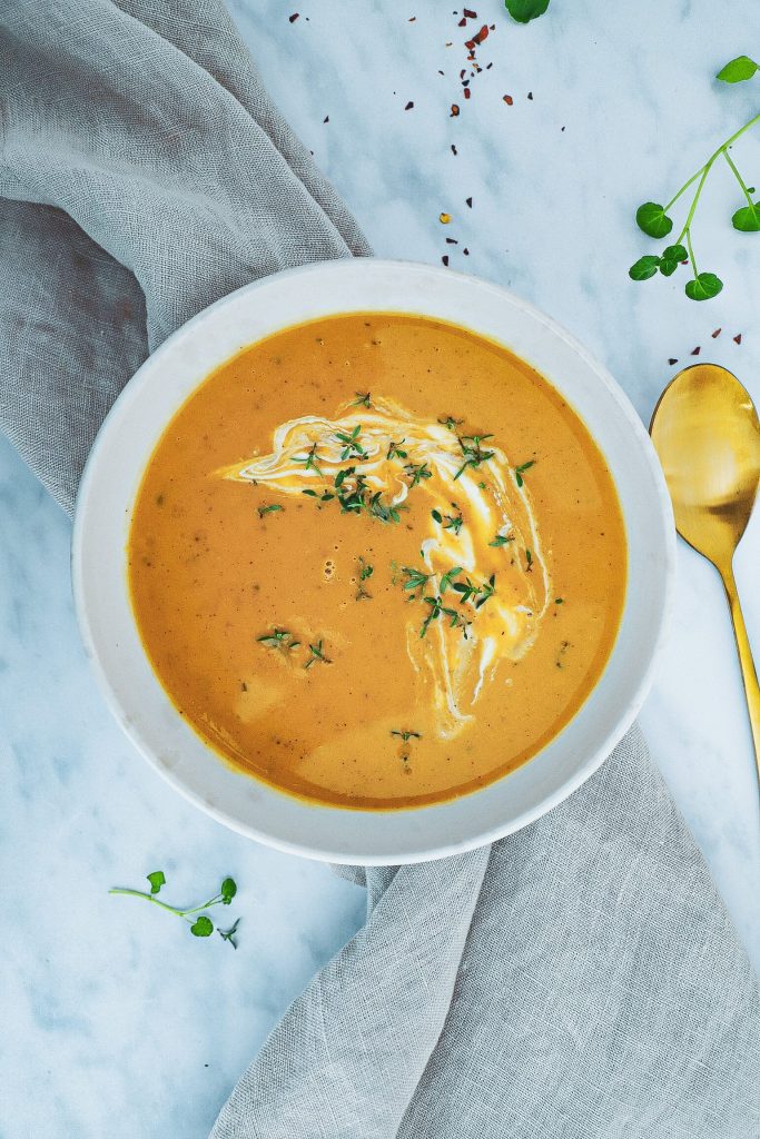 Butternut squash suppe - Opskrift på lækker cremet suppe