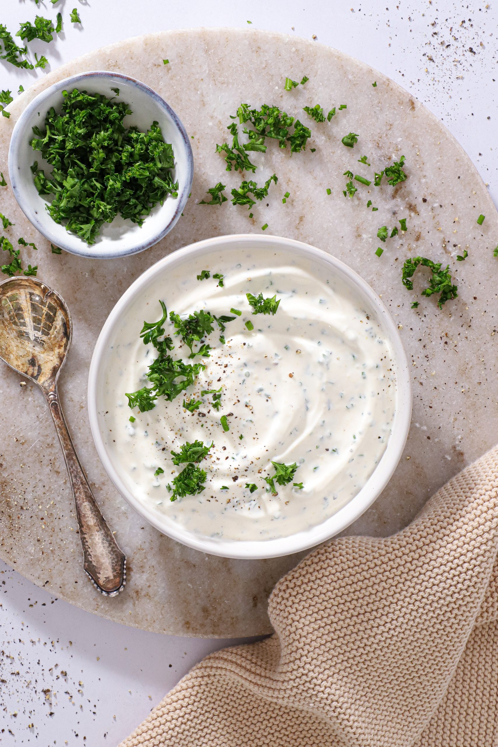 Ranch dressing - Opskrift på cremet ranch dip