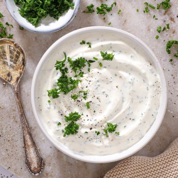 Ranch dressing - Opskrift på cremet ranch dip