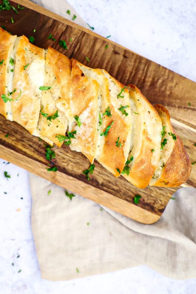 Hvidløgsflutes - Opskrift på hvidløgsflutes med mozzarella