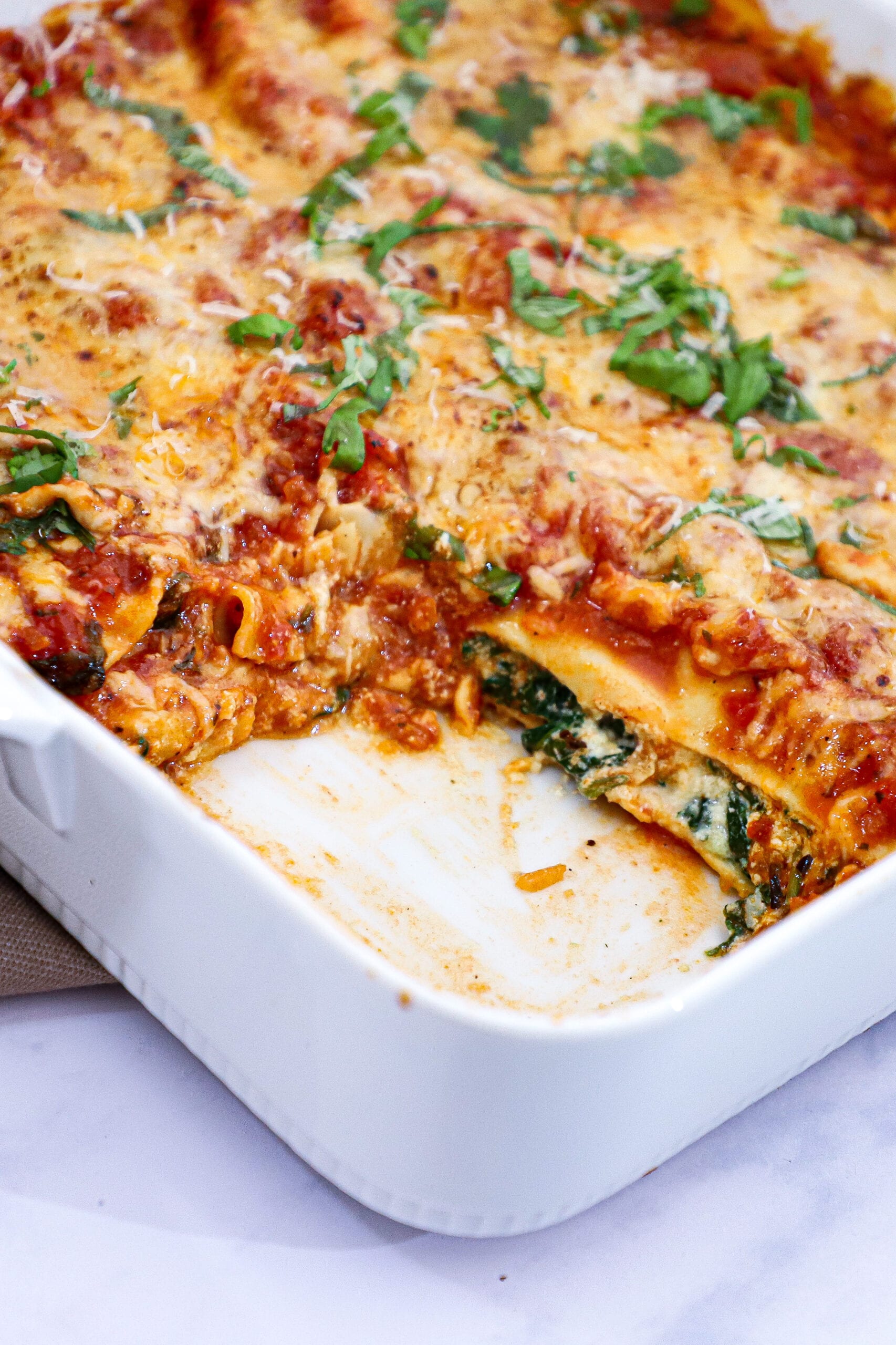 Cannelloni - Opskrift med spinat, ricotta og tomatsauce