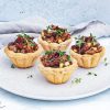 Tarteletter med rester - Opskrift med grydekylling og skysauce