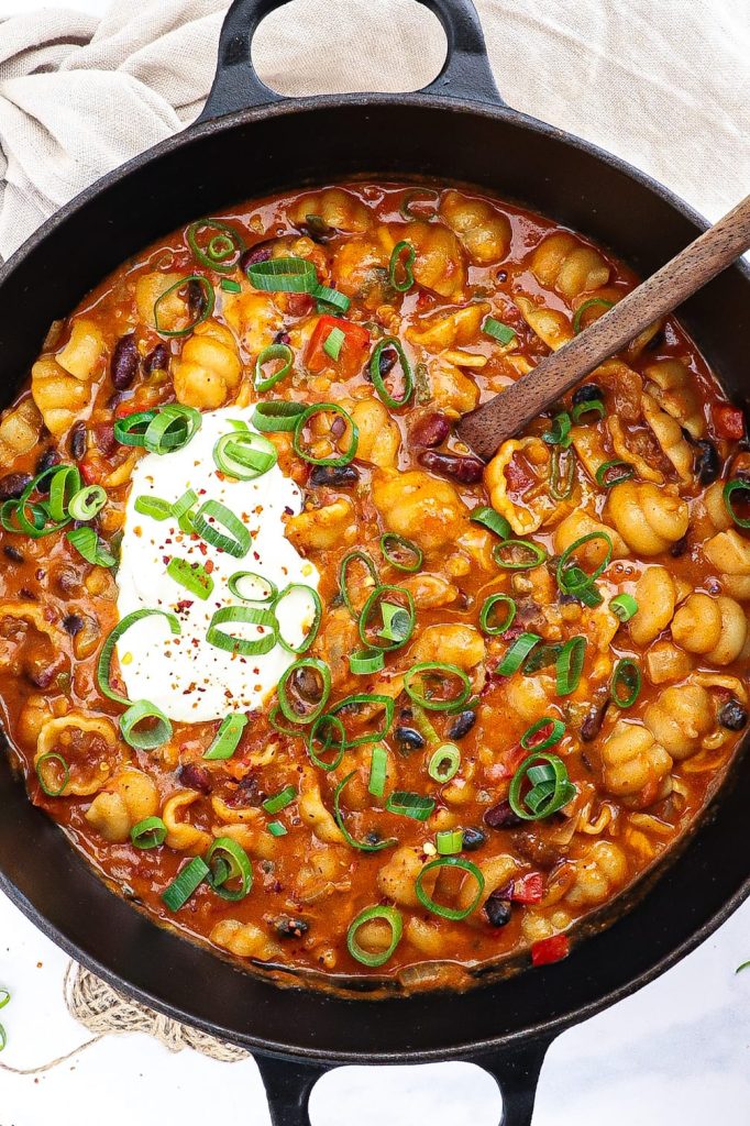 One pot pasta vegetar - Opskrift på mexicansk vegetar pastaret