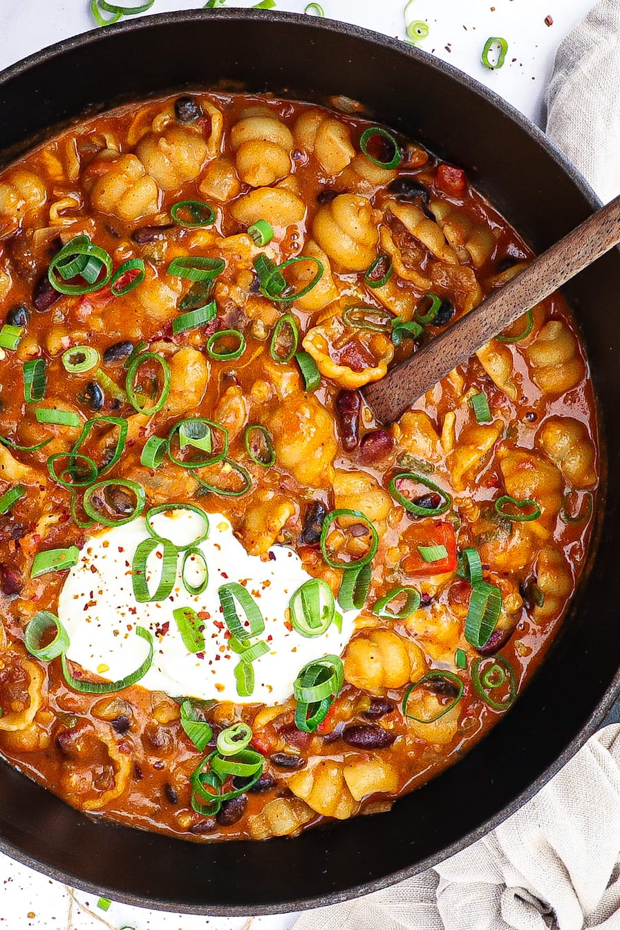 One pot pasta vegetar - Opskrift på mexicansk vegetar pastaret