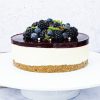Cheesecake med brombær - Opskrift på nem og skøn cheesecake