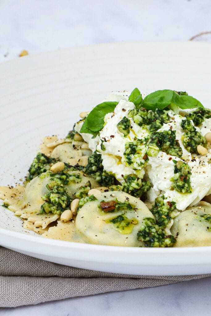 Ravioli - Opskrift på hjemmelavet ravioli med spinat og ricotta