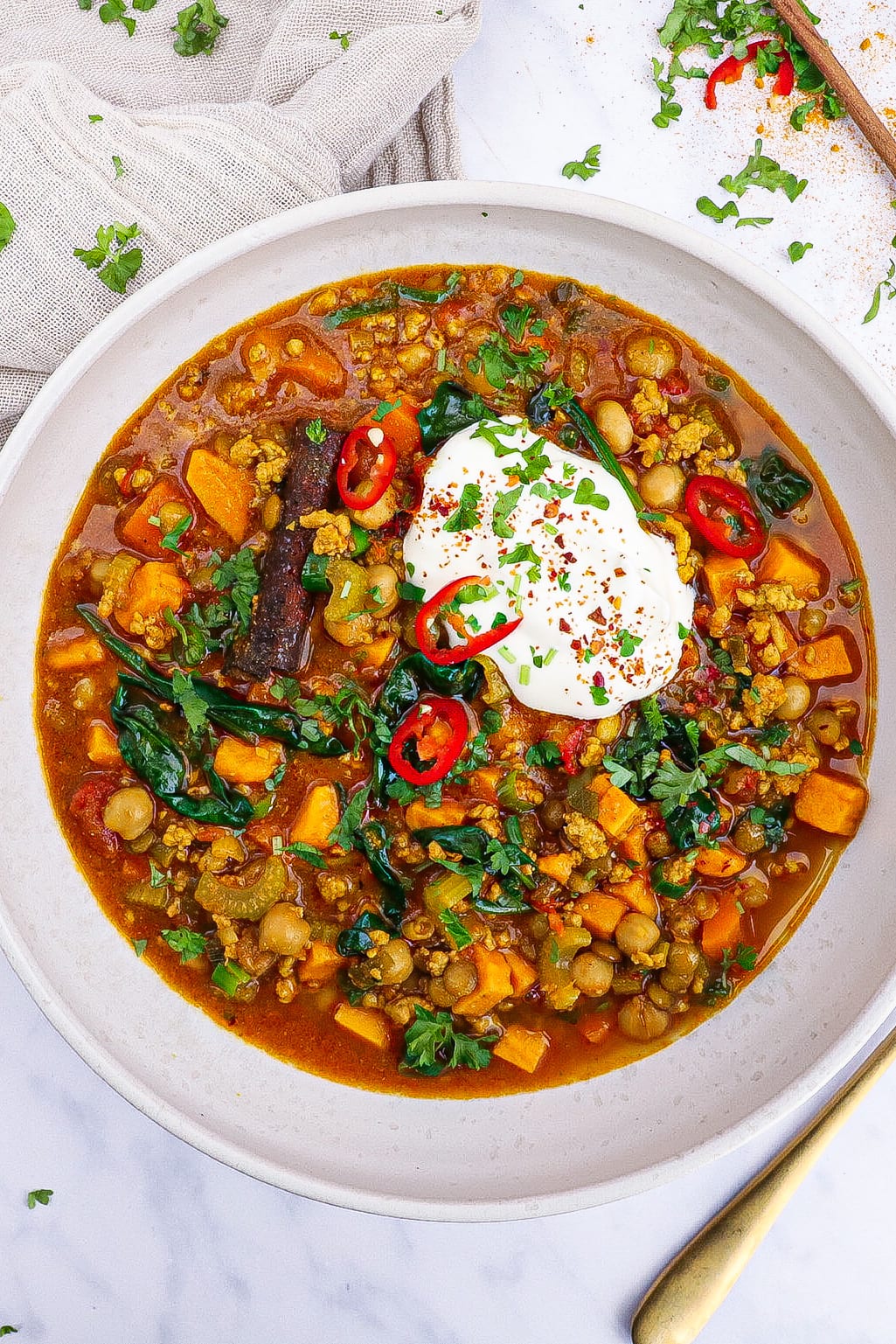 Marokkansk suppe - Opskrift på Harira - Marokkansk suppe