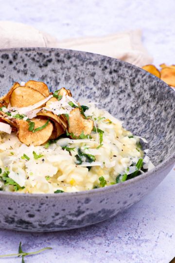 Jordskokkerisotto - Opskrift på risotto med jordskokker