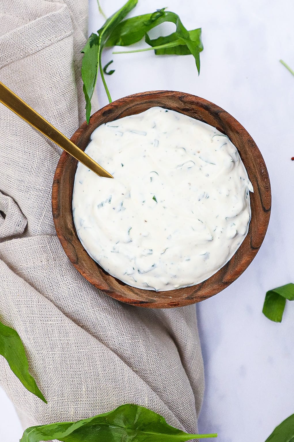 Ramsløg dressing - Opskrift på dressing med ramsløg