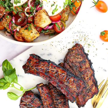 Grillede spareribs - Opskrift på italiensk krydrede ribs