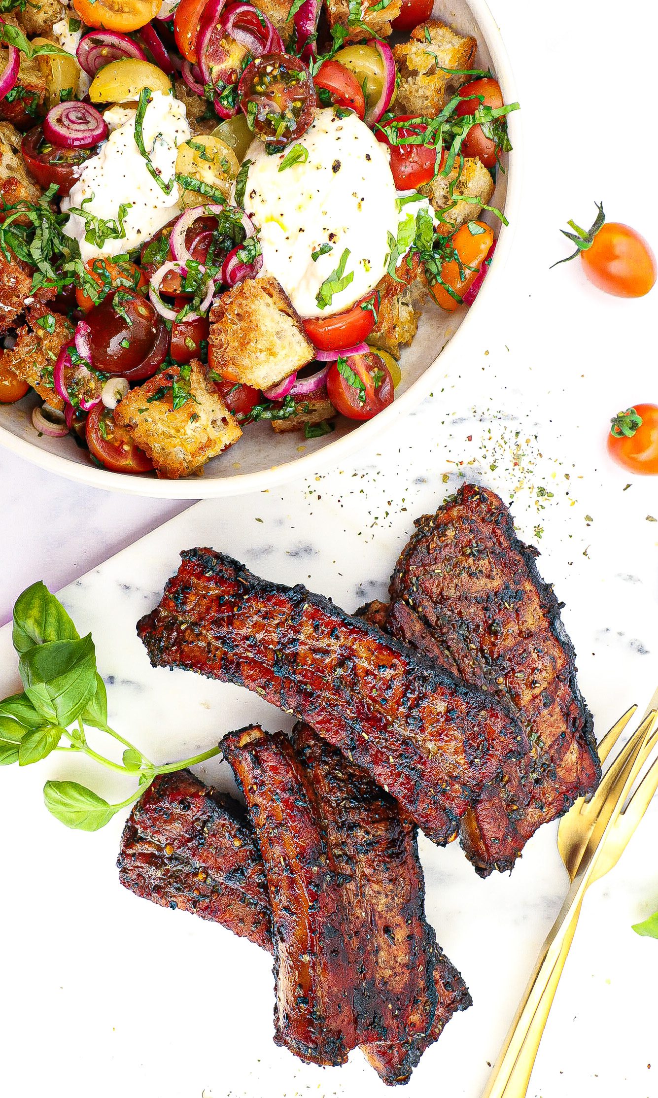 Grillede spareribs - Opskrift på italiensk krydrede ribs