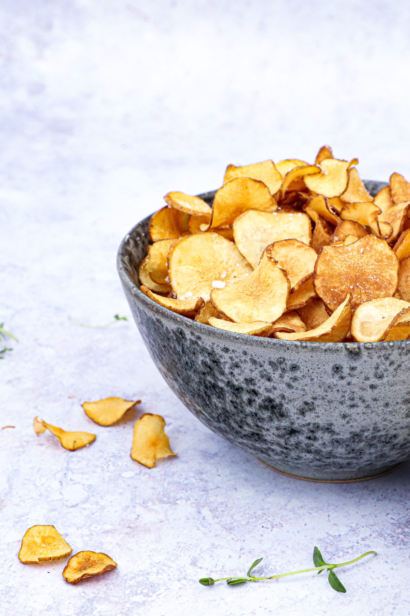 Jordskokke chips - Opskrift på fritterede jordskokker