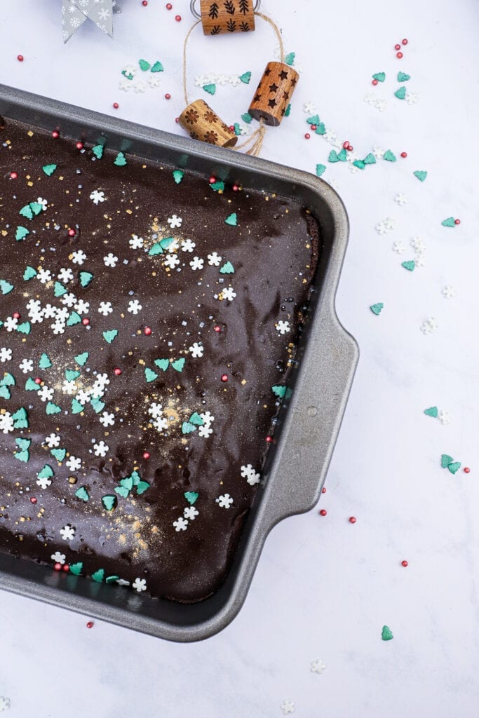 Chokoladekage med kanel og appelsin - Opskrift på julekage