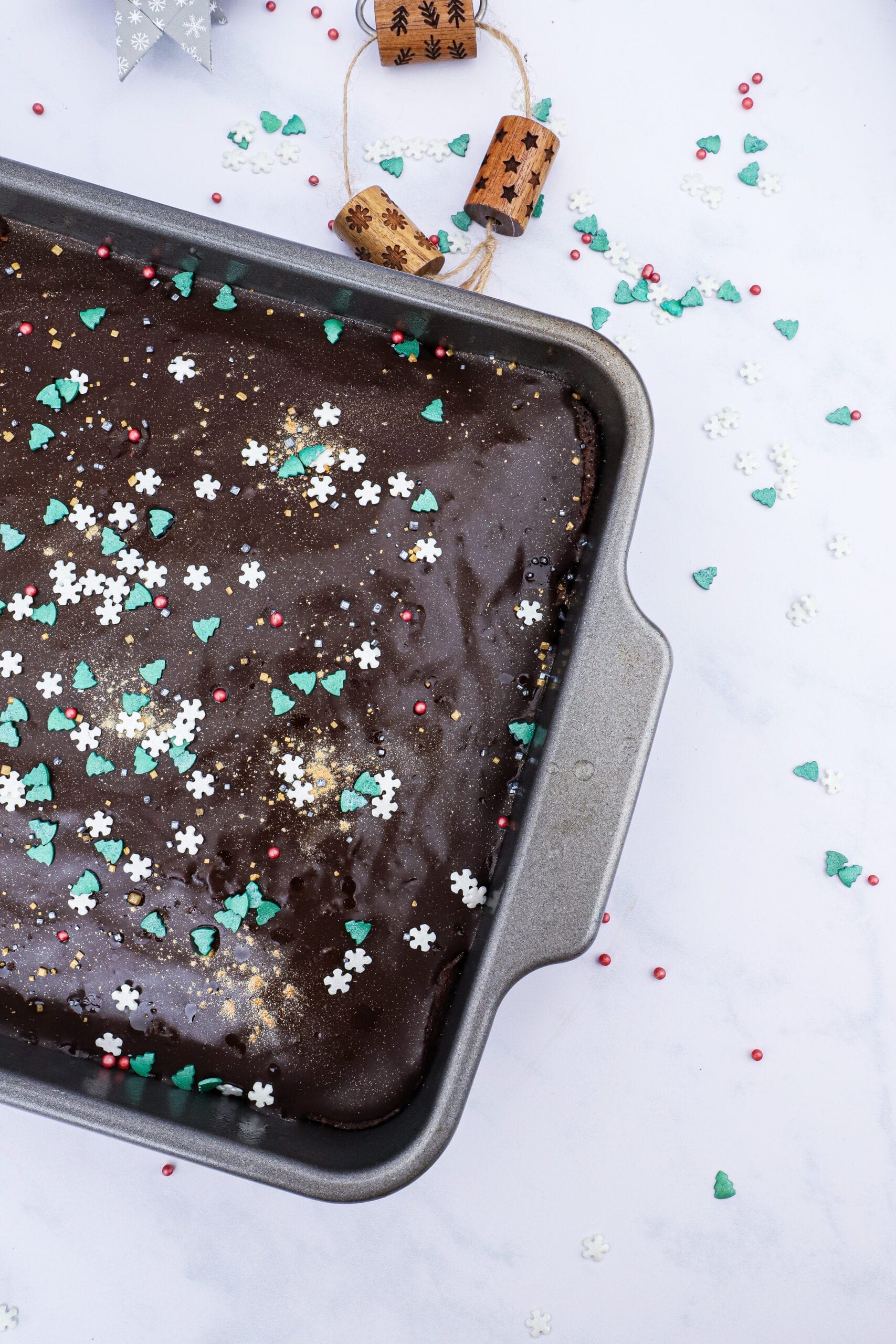 Chokoladekage med kanel og appelsin - Opskrift på julekage