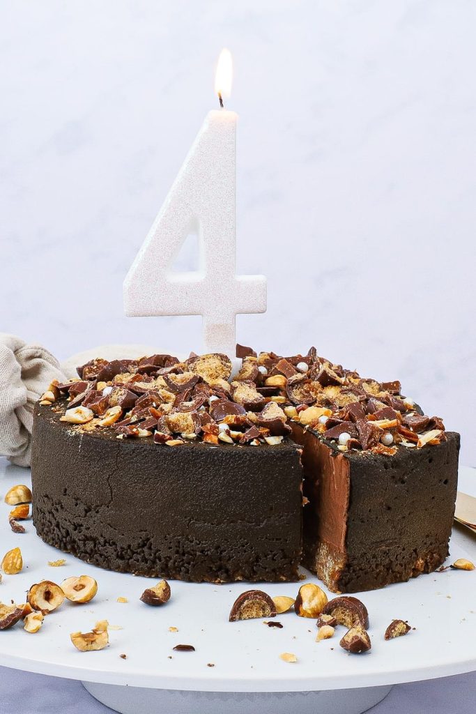 Chokolade cheesecake - Opskrift på cheesecake med daim og appelsin
