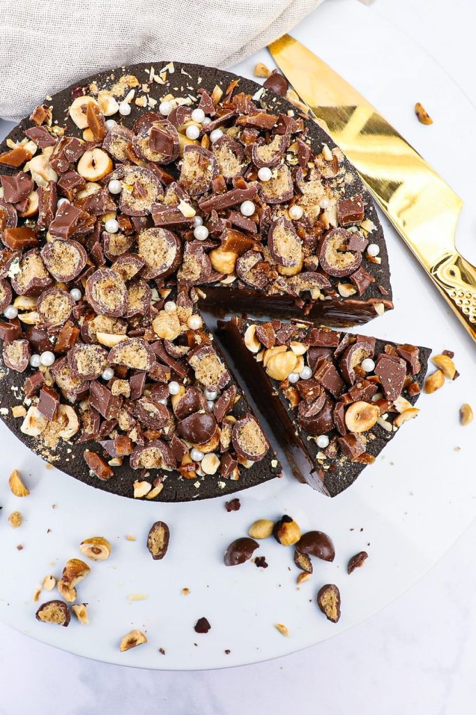 Chokolade cheesecake - Opskrift på cheesecake med daim og appelsin