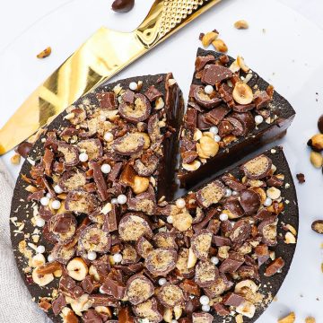 Chokolade cheesecake - Opskrift på cheesecake med daim og appelsin