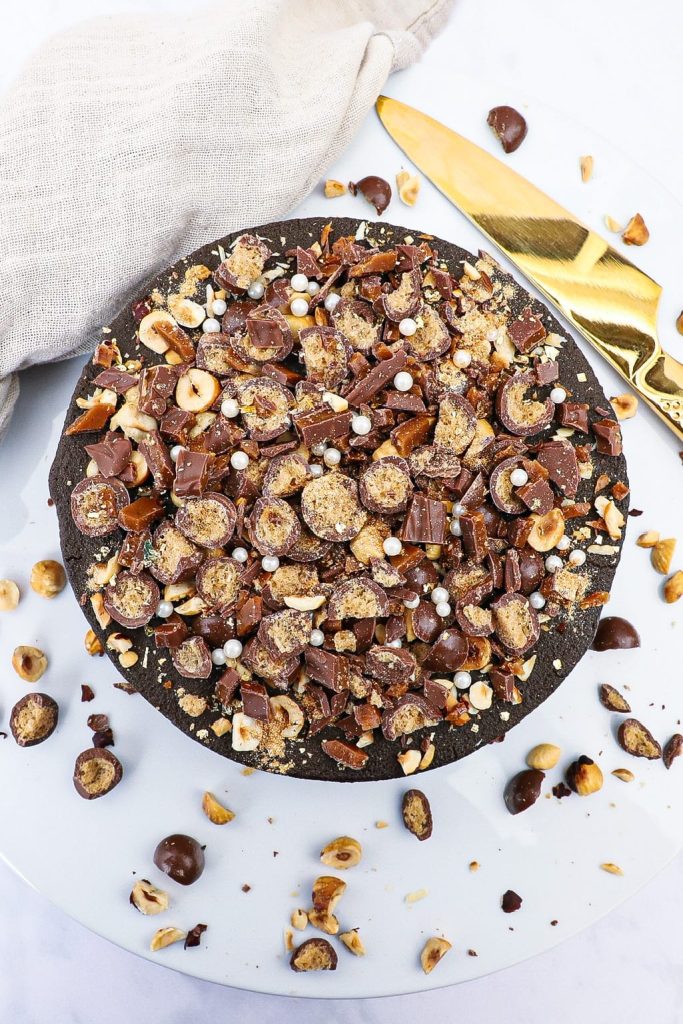 Chokolade cheesecake - Opskrift på cheesecake med daim og appelsin