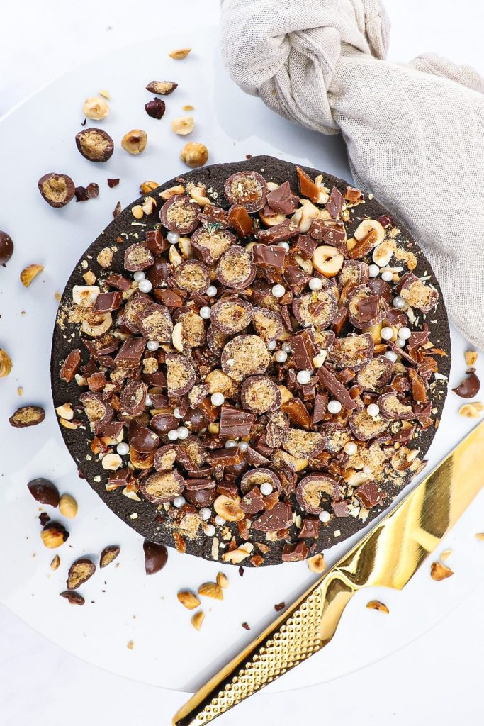 Chokolade cheesecake - Opskrift på cheesecake med daim og appelsin