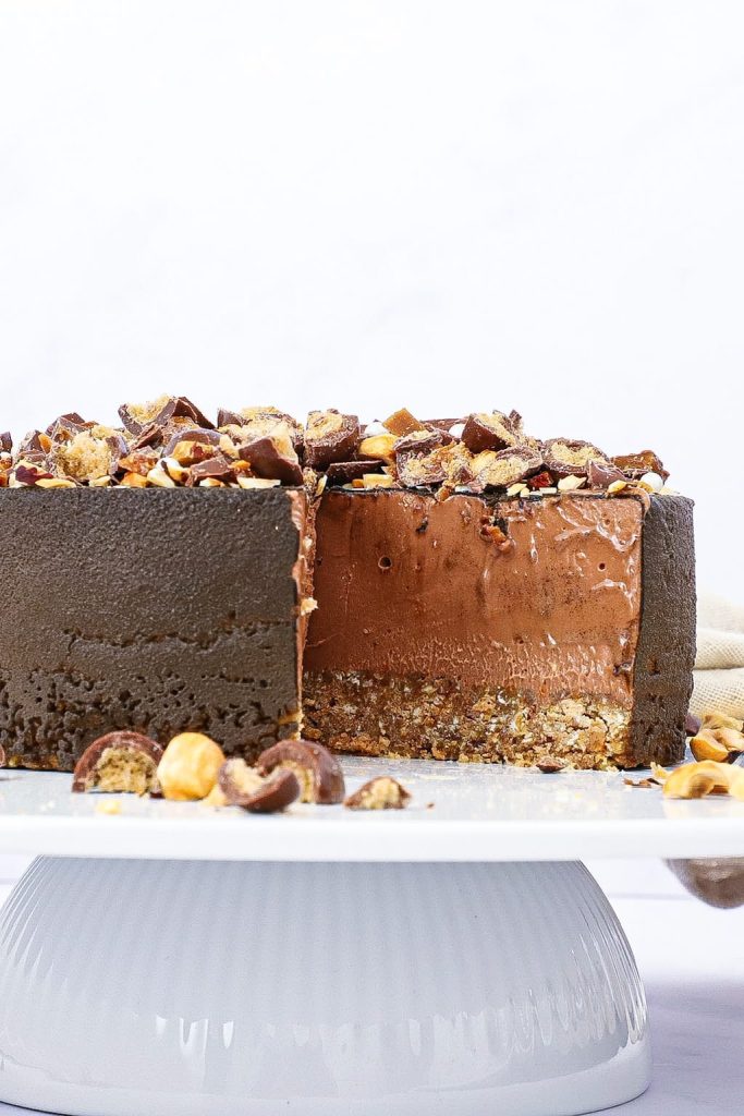 Chokolade cheesecake - Opskrift på cheesecake med daim og appelsin