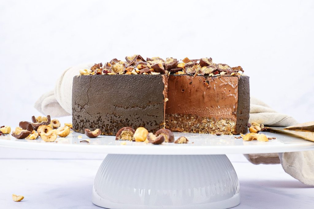 Chokolade cheesecake - Opskrift på cheesecake med daim og appelsin