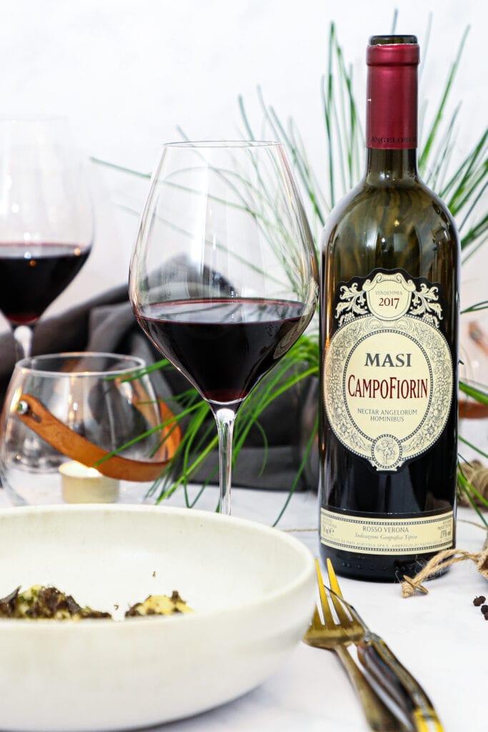 Masi Campofiorin - Opskrift med ravioli, osso buco og trøffel