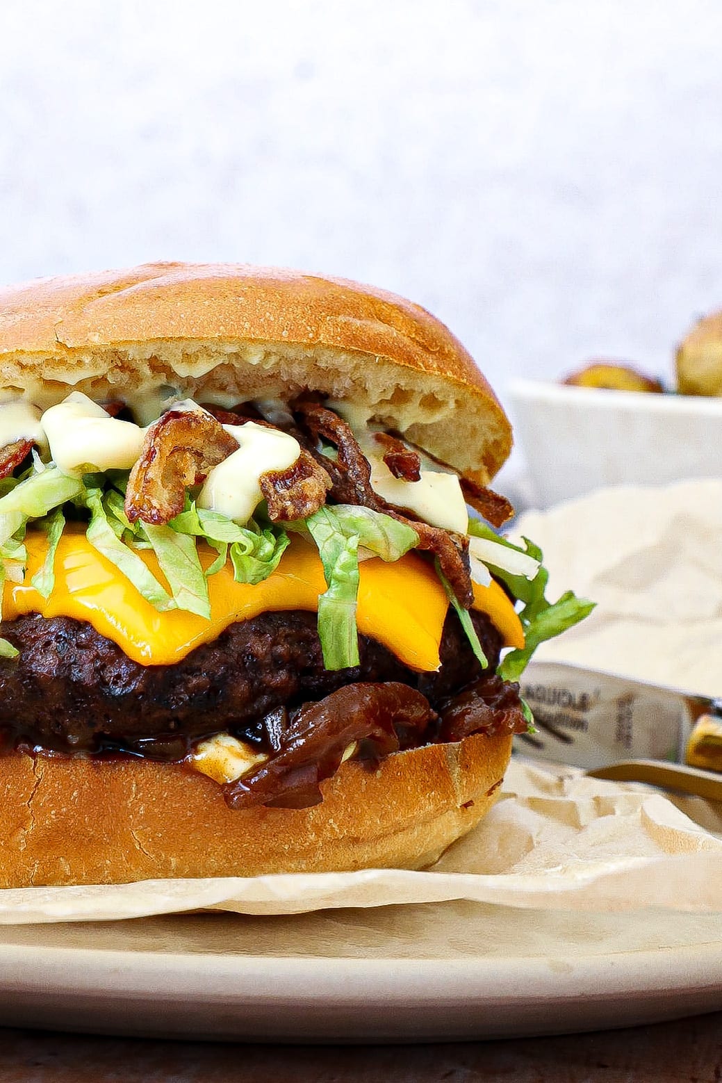 Hjemmelavet Homestyle Bearnaise - Opskrift på Bearnaise Burger
