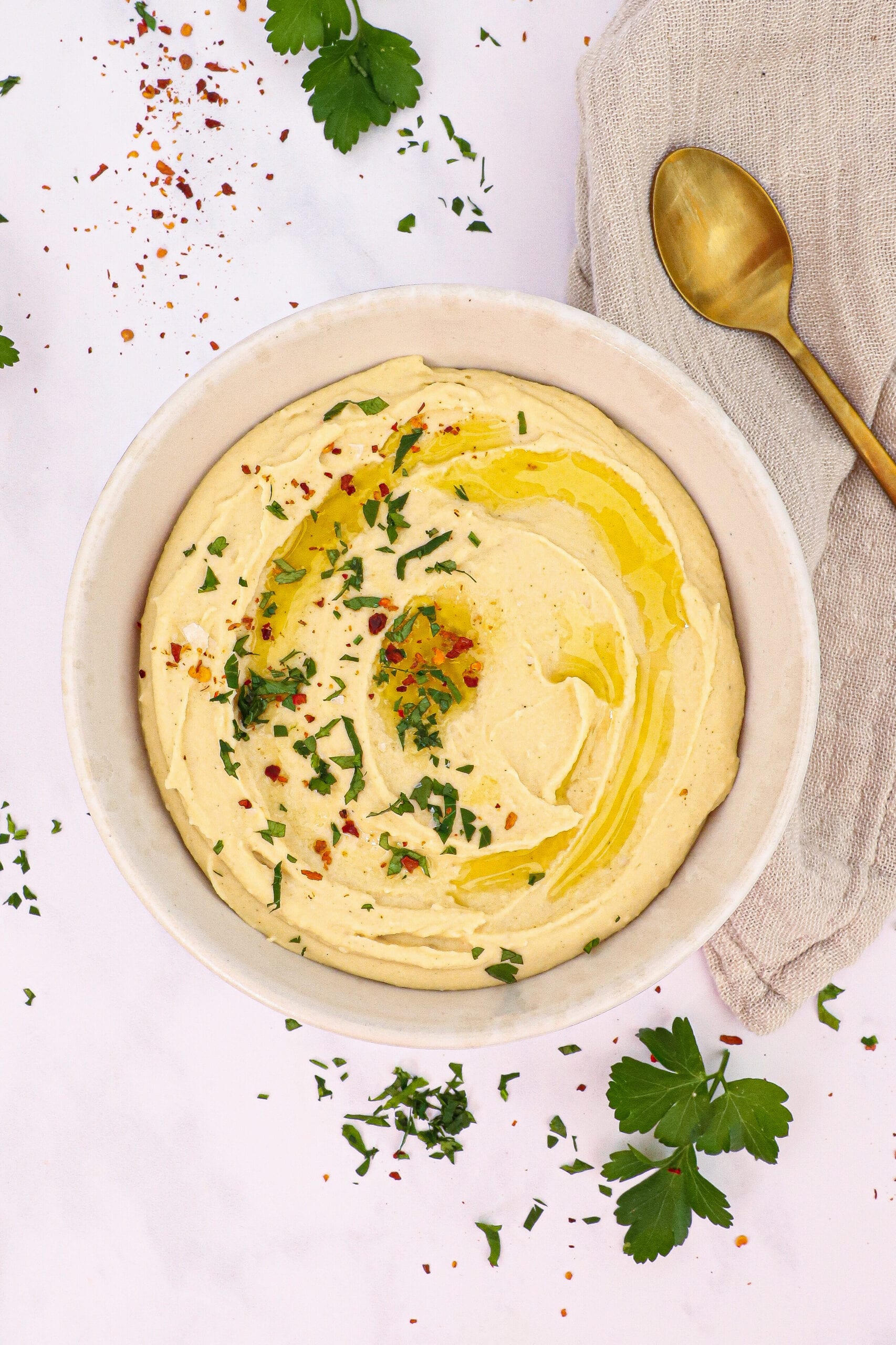 Flækærte hummus - Hummus af gule flækærter