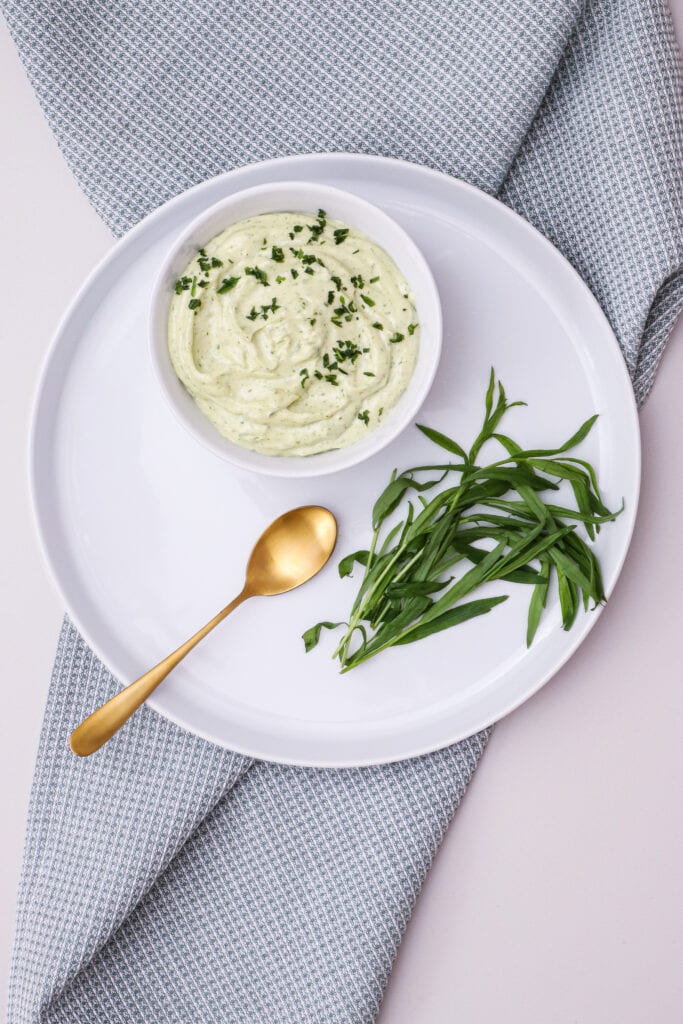 Estragon mayonnaise - Opskrift på nem estragon mayonnaise