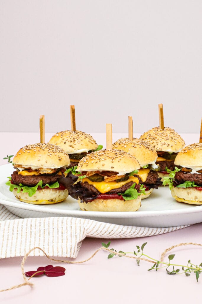 Sliders - Opskrift på cheeseburger sliders