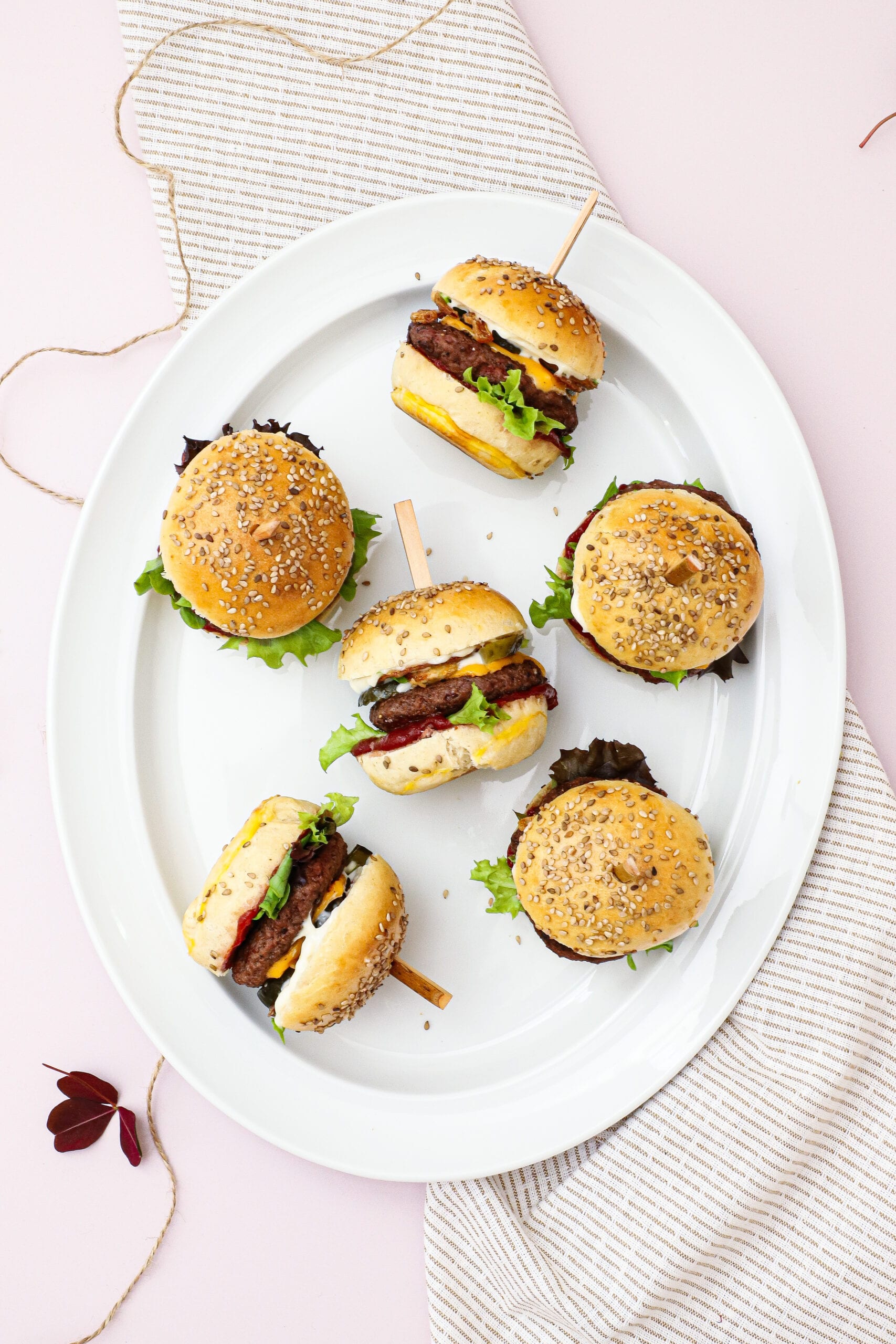 Sliders - Opskrift på cheeseburger sliders