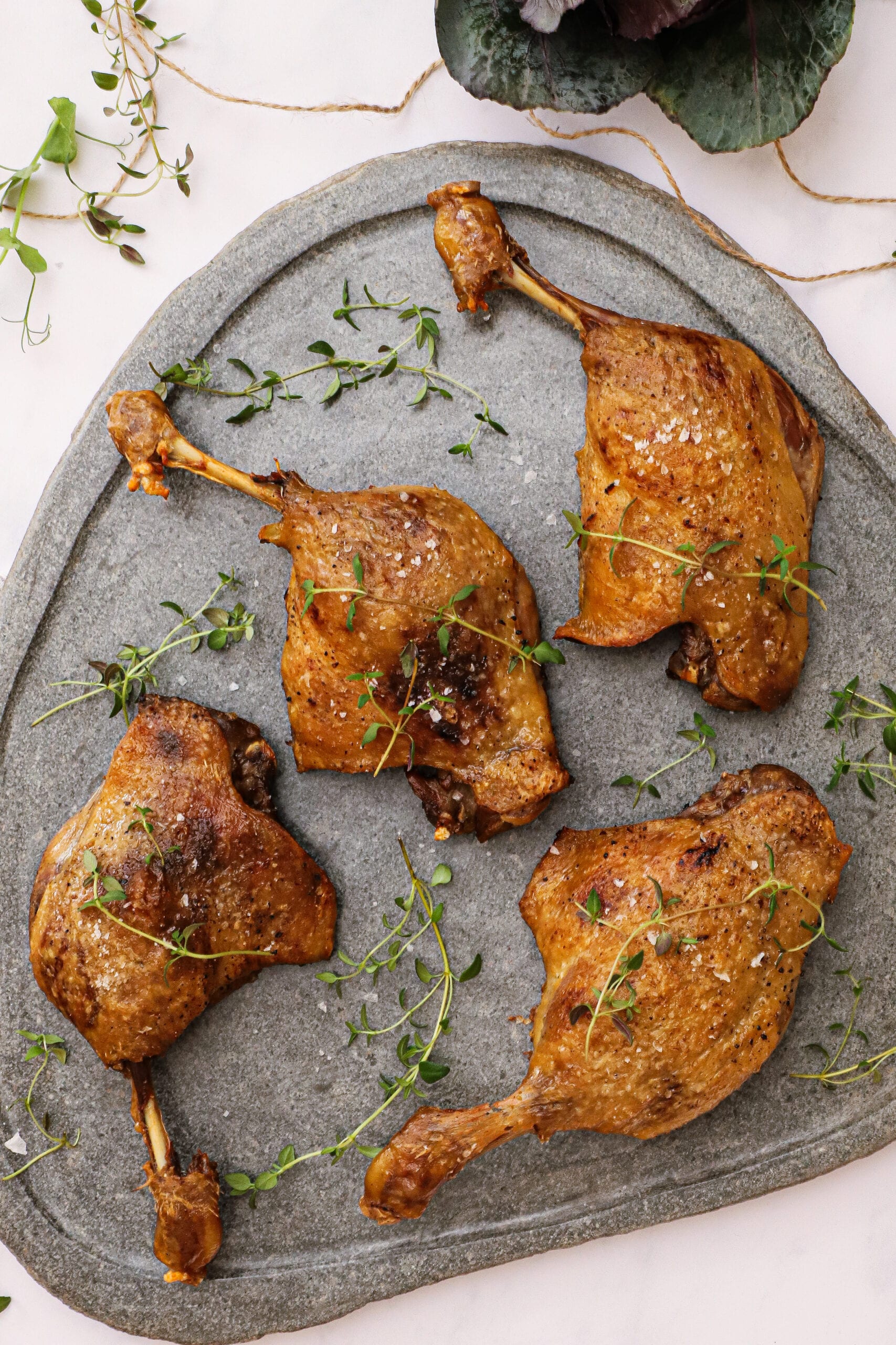 Confiteret and - Opskrift på Confit de Canard