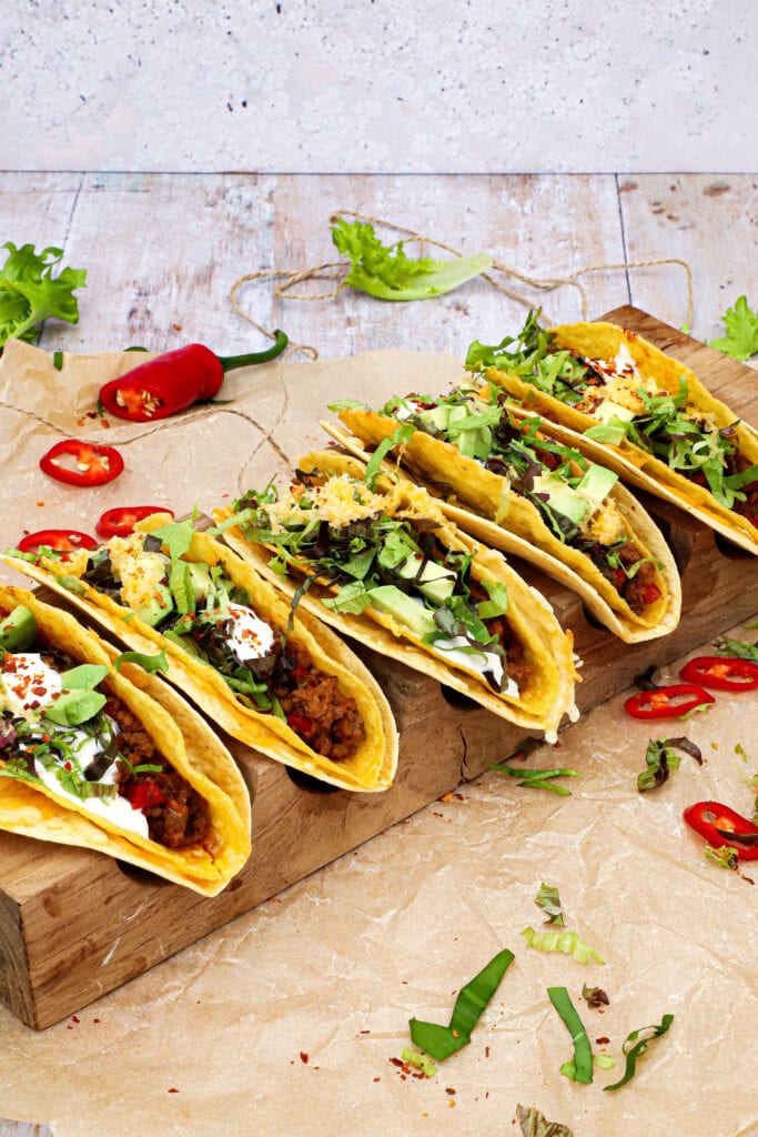 Mexicanske tacos - Opskrift på Cheesy Gordita Crunch tacos