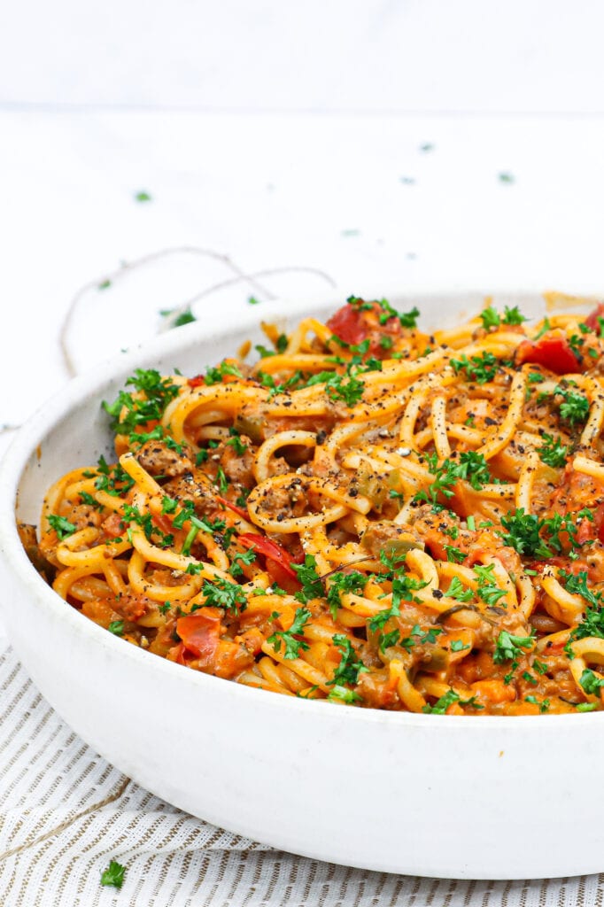 Cremet bolognese - Opskrift på cremet kødsauce med fløde